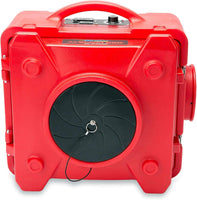 BlueDri AirShield 550 ⅓ HP 3 Stage HEPA Air Purifier Scrubber: red