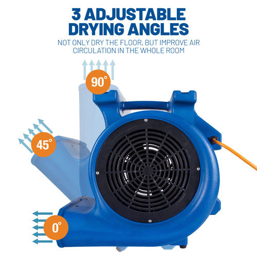 BlueDri BD-SMNSN Super Monsoon, 1 HP, 4050 CFM Air Mover Blower Fan