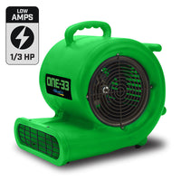 BlueDri ONE-33 ⅓ HP 2900 CFM Industrial Air Mover & Blower Fan: green