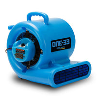 BlueDri ONE-33 ⅓ HP 2900 CFM Industrial Air Mover & Blower Fan: blue