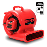 BlueDri ONE-33 ⅓ HP 2900 CFM Industrial Air Mover & Blower Fan: red