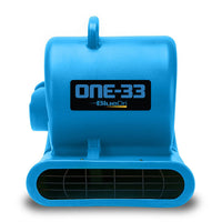 BlueDri ONE-33 ⅓ HP 2900 CFM Industrial Air Mover & Blower Fan: blue